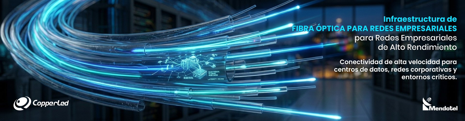 Nitrotel y Mendotel distribuidores de insumos de fibra óptica en Ecuador